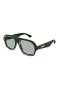 Bottega Veneta Güneş Gözlüğü 1217S 002 Unisex Aviator Çerçeve Yeşil